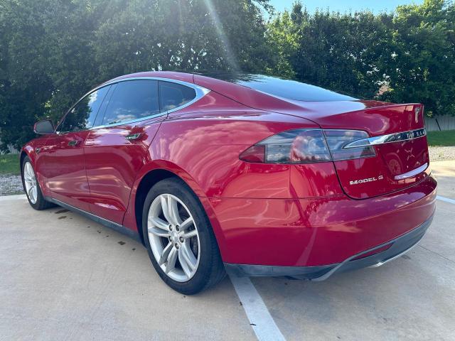 5YJSA1CN9DFP27292 - 2013 TESLA MODEL S Կարմիր լուսանկար 3