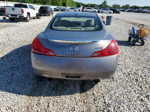 JNKCV64E68M107824 - 2008 INFINITI G37 BASE SILVER photo 6