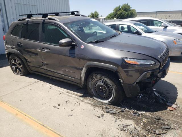 1C4PJMBS1HW565478 - 2017 JEEP CHEROKEE TRAILHAWK CHARCOAL photo 4