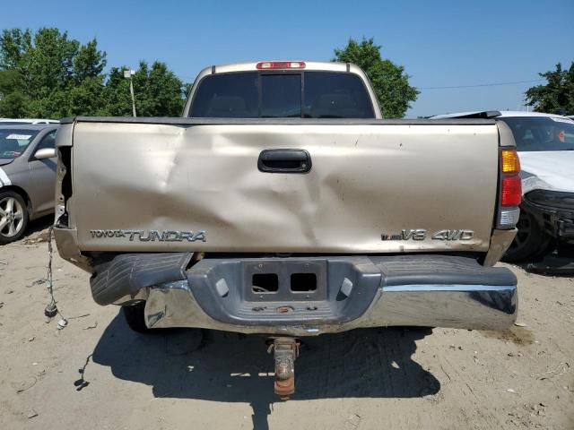 5TBBT441X4S453127 - 2004 TOYOTA TUNDRA ACCESS CAB SR5 TAN photo 6