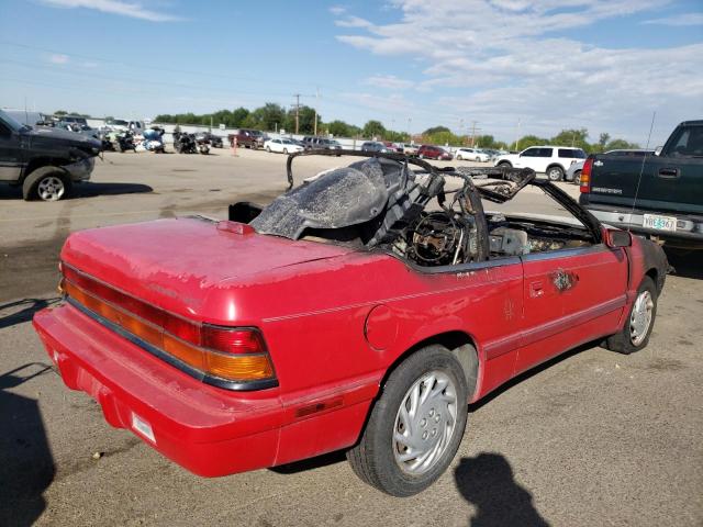 1C3EU4534SF588543 - 1995 CHRYSLER LEBARON GTC RED photo 4