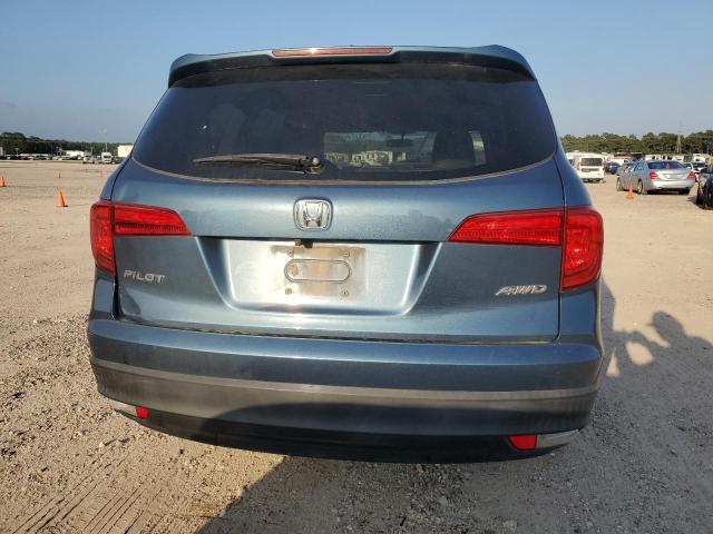 5FNYF6H37HB003512 - 2017 HONDA PILOT EX BLUE photo 6