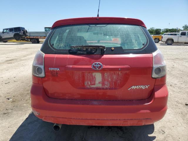 2T1KR32E06C618460 - 2006 TOYOTA COROLLA MA XR RED photo 6