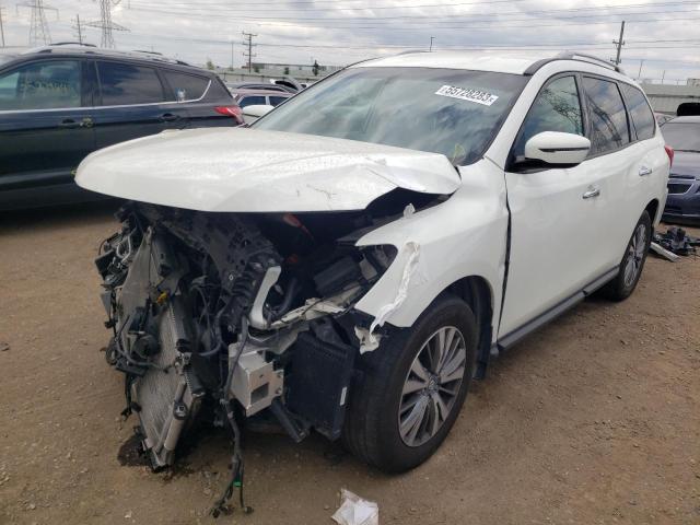 5N1DR2MM1KC621972 - 2019 NISSAN PATHFINDER S WHITE photo 1