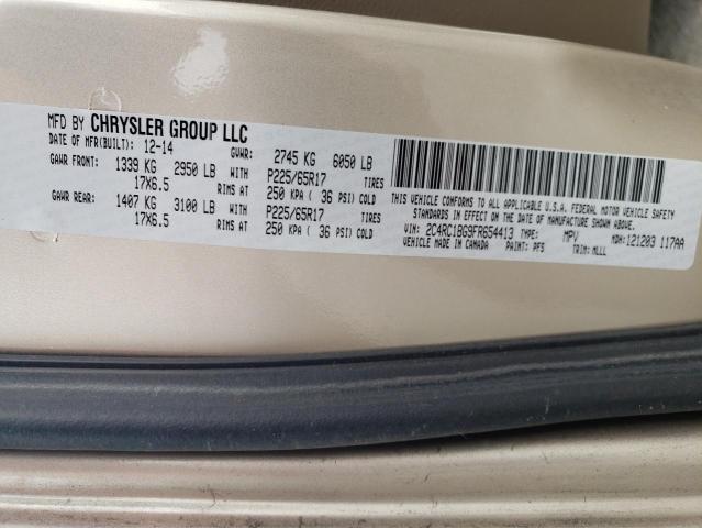 2C4RC1BG9FR654413 - 2015 CHRYSLER TOWN & COU TOURING 米色 照片 13