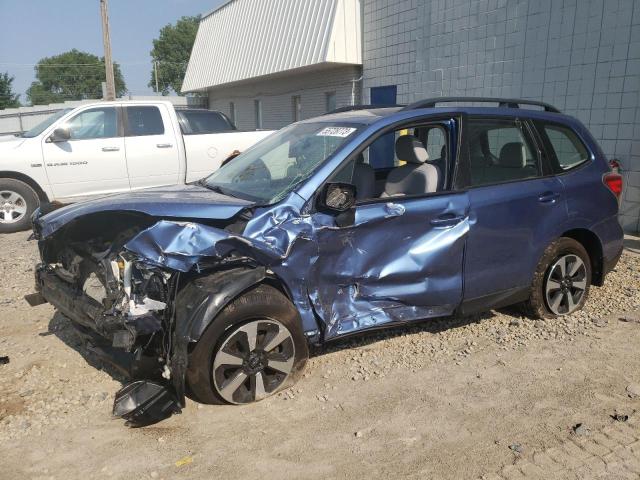 JF2SJABC7JH518419 - 2018 SUBARU FORESTER 2.5I BLUE photo 1