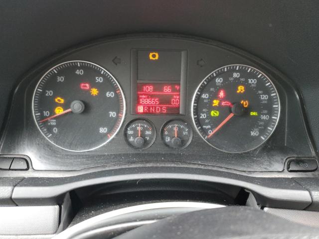 3VWEG71K47M159330 - 2007 VOLKSWAGEN JETTA WOLFSBURG 灰色 照片 9