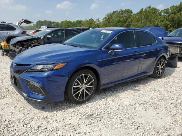 4T1T11AK3PU082174 - 2023 TOYOTA CAMRY SE NIGHT SHADE BLUE photo 1