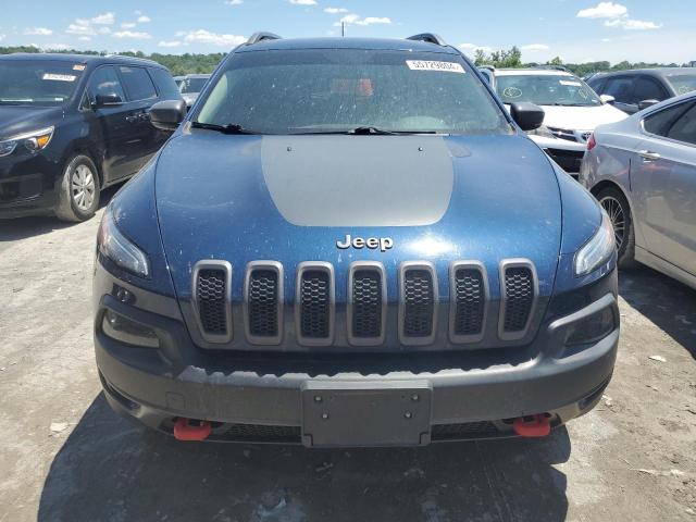 1C4PJMBX8JD572375 - 2018 JEEP CHEROKEE TRAILHAWK BLUE photo 5