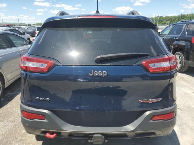 1C4PJMBX8JD572375 - 2018 JEEP CHEROKEE TRAILHAWK BLUE photo 6