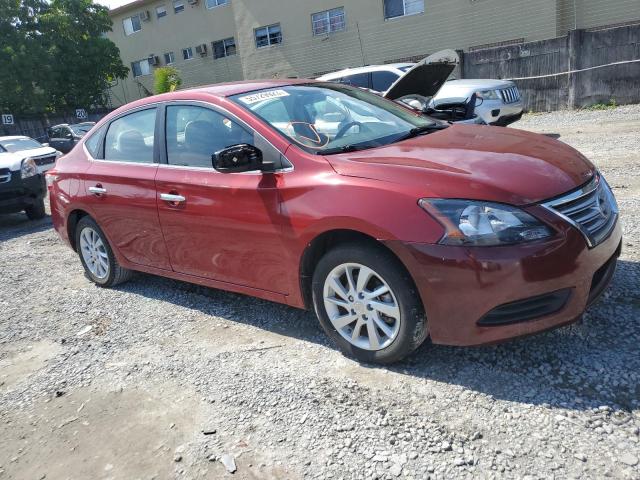 3N1AB7AP2DL777343 - 2013 NISSAN SENTRA S RED photo 4