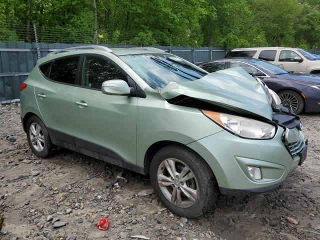 KM8JUCAC5DU679826 - 2013 HYUNDAI TUCSON GLS GREEN photo 4