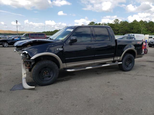 1FTRW08153KD35106 - 2003 FORD F-150 XLT BLACK photo 1