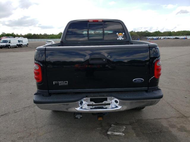 1FTRW08153KD35106 - 2003 FORD F-150 XLT BLACK photo 6