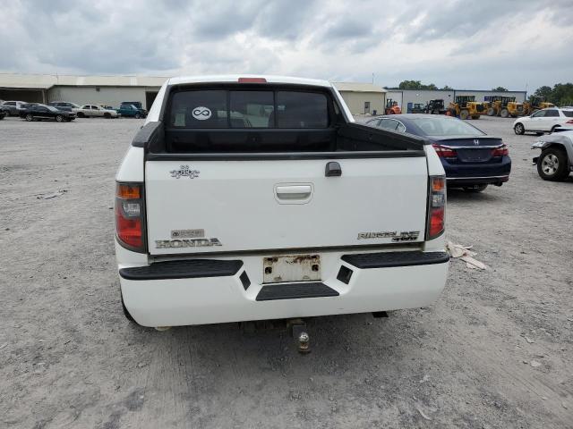 2HJYK16536H501082 - 2006 HONDA RIDGELINE RTL WHITE photo 6