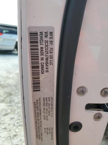 2C3CDZFJ7MH641416 - 2021 DODGE CHALLENGER R/T SCAT PACK WHITE photo 13