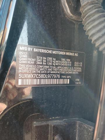 5UXWX7C58DL977976 - 2013 BMW X3 XDRIVE35I BLACK photo 14