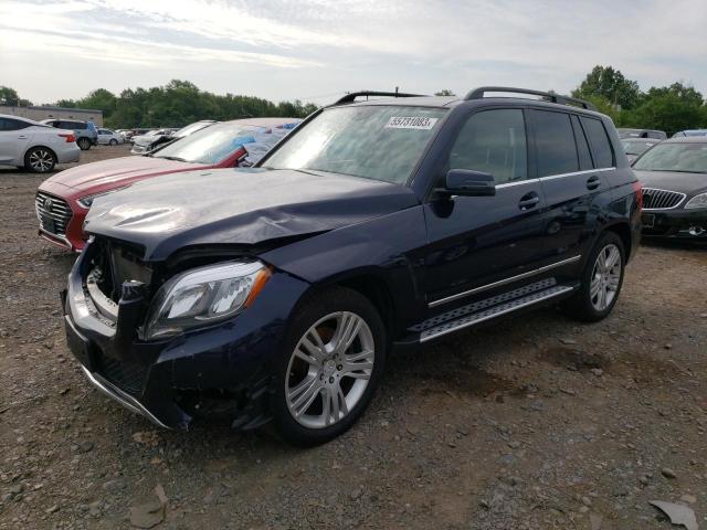 WDCGG8JB1DF942032 - 2013 MERCEDES-BENZ GLK 350 4MATIC BLUE photo 1