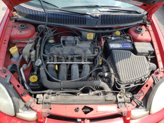 1B3ES46C72D617563 - 2002 DODGE NEON SE RED photo 11