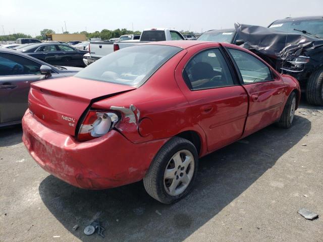 1B3ES46C72D617563 - 2002 DODGE NEON SE RED photo 3