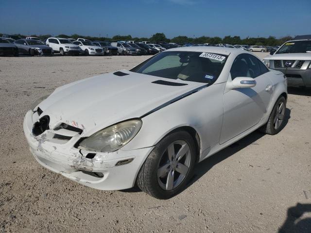 WDBWK54F57F137991 - 2007 MERCEDES-BENZ SLK 280 WHITE photo 1