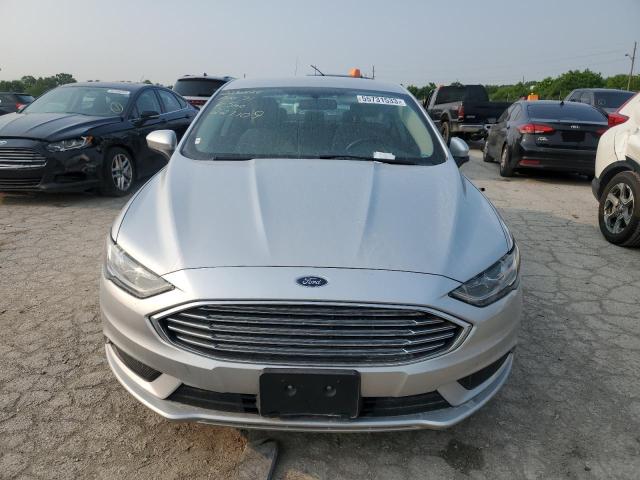 3FA6P0UU4JR221109 - 2018 FORD FUSION S HYBRID SILVER photo 5