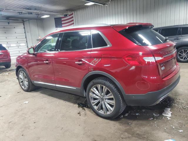 2LMTJ8LP1GBL37738 - 2016 LINCOLN MKX RESERVE წითელი ფოტო 2