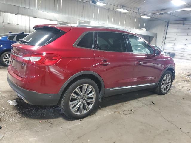 2LMTJ8LP1GBL37738 - 2016 LINCOLN MKX RESERVE წითელი ფოტო 3