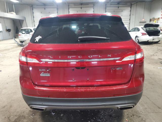 2LMTJ8LP1GBL37738 - 2016 LINCOLN MKX RESERVE წითელი ფოტო 6