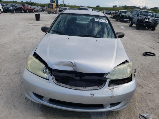 1HGES163X5L015023 - 2005 HONDA CIVIC DX VP Gümüş foto 5