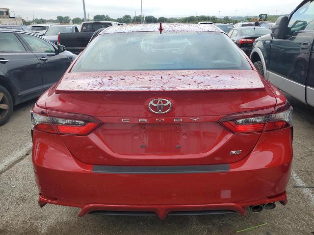 4T1S11AK9NU045185 - 2022 TOYOTA CAMRY NIGHT SHADE RED photo 6