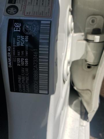 WDDGF8BB8CA733461 - 2012 MERCEDES-BENZ C 300 4MATIC WHITE photo 13