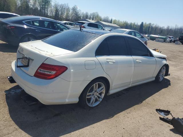 WDDGF8BB8CA733461 - 2012 MERCEDES-BENZ C 300 4MATIC WHITE photo 3