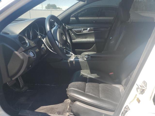 WDDGF8BB8CA733461 - 2012 MERCEDES-BENZ C 300 4MATIC WHITE photo 7