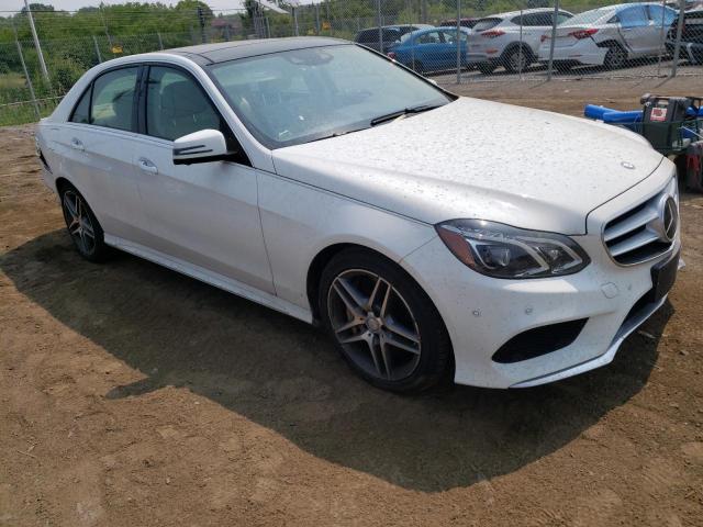 WDDHF9BB2EB001740 - 2014 MERCEDES-BENZ E 550 4MATIC WHITE photo 4