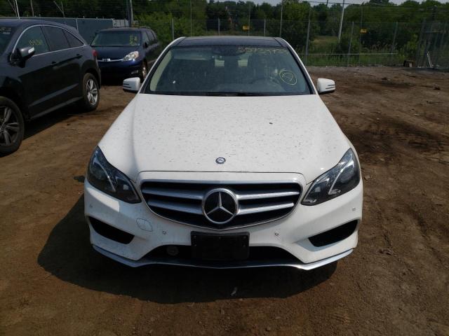 WDDHF9BB2EB001740 - 2014 MERCEDES-BENZ E 550 4MATIC WHITE photo 5