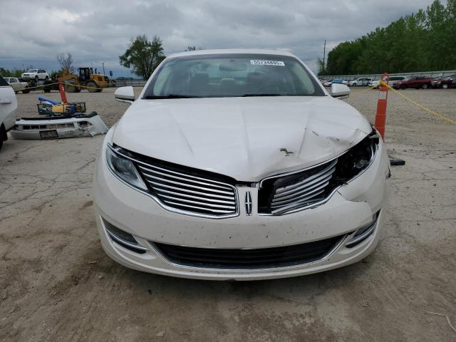 3LN6L2LU1FR623790 - 2015 LINCOLN MKZ HYBRID WHITE photo 5