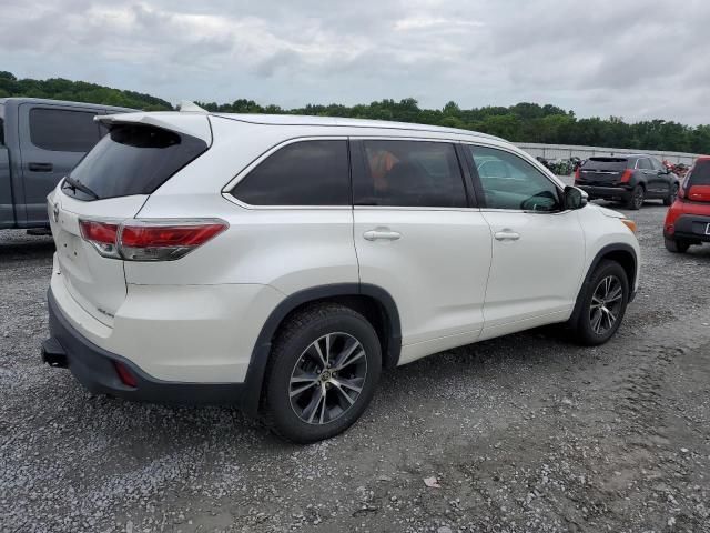 5TDJKRFH5GS312841 - 2016 TOYOTA HIGHLANDER XLE WHITE photo 3