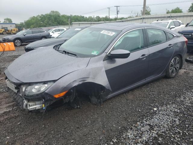 19XFC1F71GE210815 - 2016 HONDA CIVIC EXL GRAY photo 1