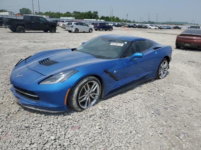 1G1YB2D70E5115099 - 2014 CHEVROLET CORVETTE STINGRAY 1LT BLUE photo 1