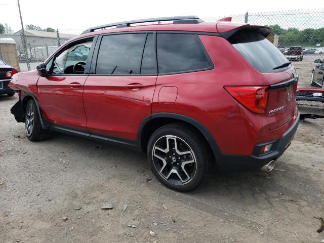 5FNYF8H09NB031468 - 2022 HONDA PASSPORT ELITE RED photo 2