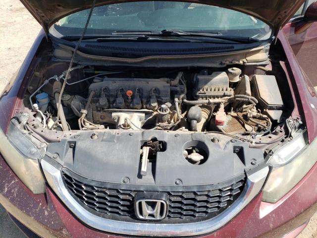 19XFB2F95FE078912 - 2015 HONDA CIVIC EXL 勃艮第红 照片 11
