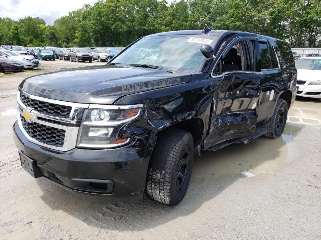 1GNSKDEC8JR221038 - 2018 CHEVROLET TAHOE POLICE BLACK photo 1