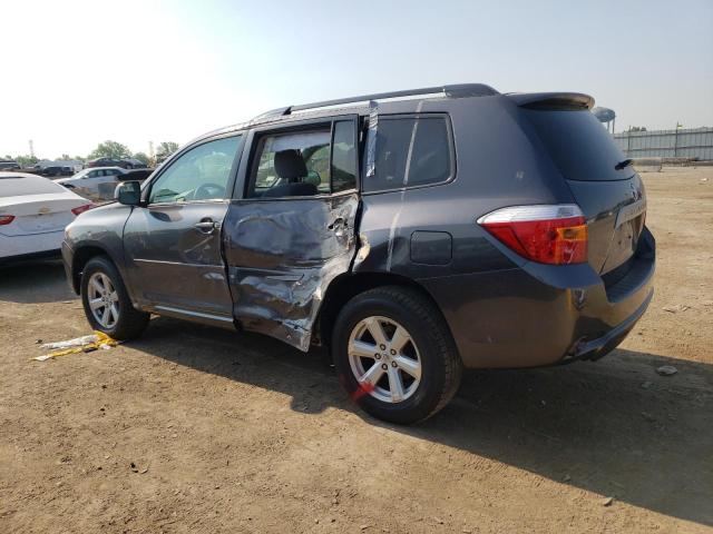 5TDZA3EH2AS002416 - 2010 TOYOTA HIGHLANDER GRAY photo 2