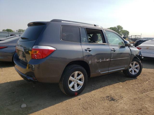 5TDZA3EH2AS002416 - 2010 TOYOTA HIGHLANDER GRAY photo 3