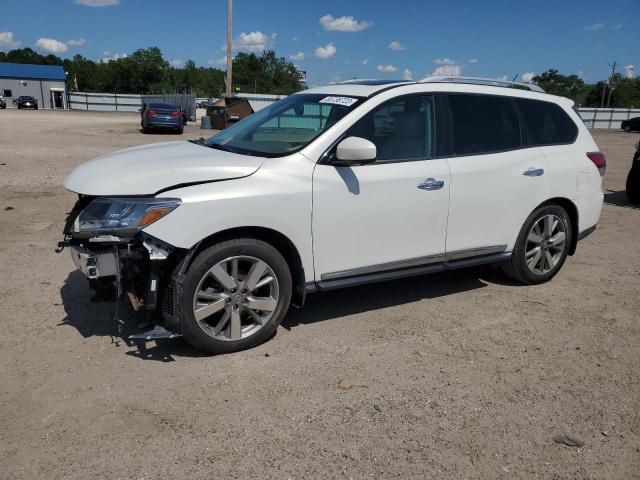5N1AR2MNXEC616284 - 2014 NISSAN PATHFINDER S WHITE photo 1