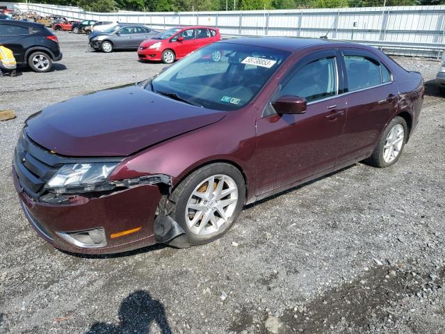 3FAHP0JG0CR417980 - 2012 FORD FUSION SEL BURGUNDY photo 1