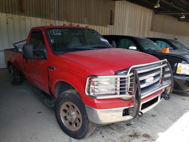 1FTWF31596EA70340 - 2006 FORD F350 SRW SUPER DUTY RED photo 1