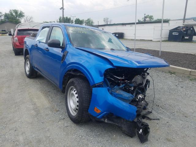 3FTTW8F95NRA49685 - 2022 FORD MAVERICK XL BLUE photo 4