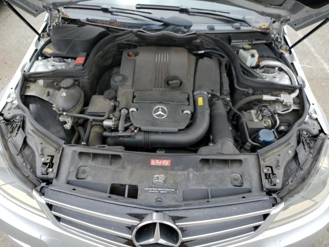 WDDGF4HB9ER316483 - 2014 MERCEDES-BENZ C 250 SILVER photo 11